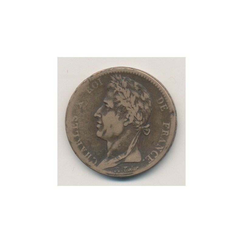 Charles X - 10 Centimes - 1827 H La Rochelle