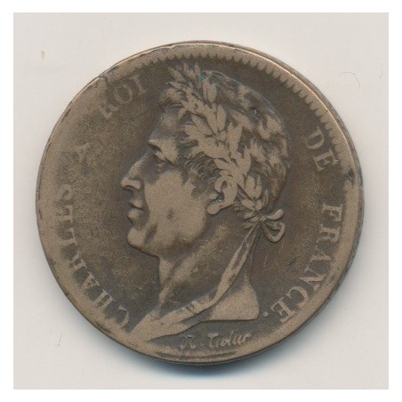 Charles X - 10 Centimes - 1827 H La Rochelle