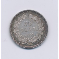 50 centimes Louis Philippe I - 1847 A Paris - SUP 2