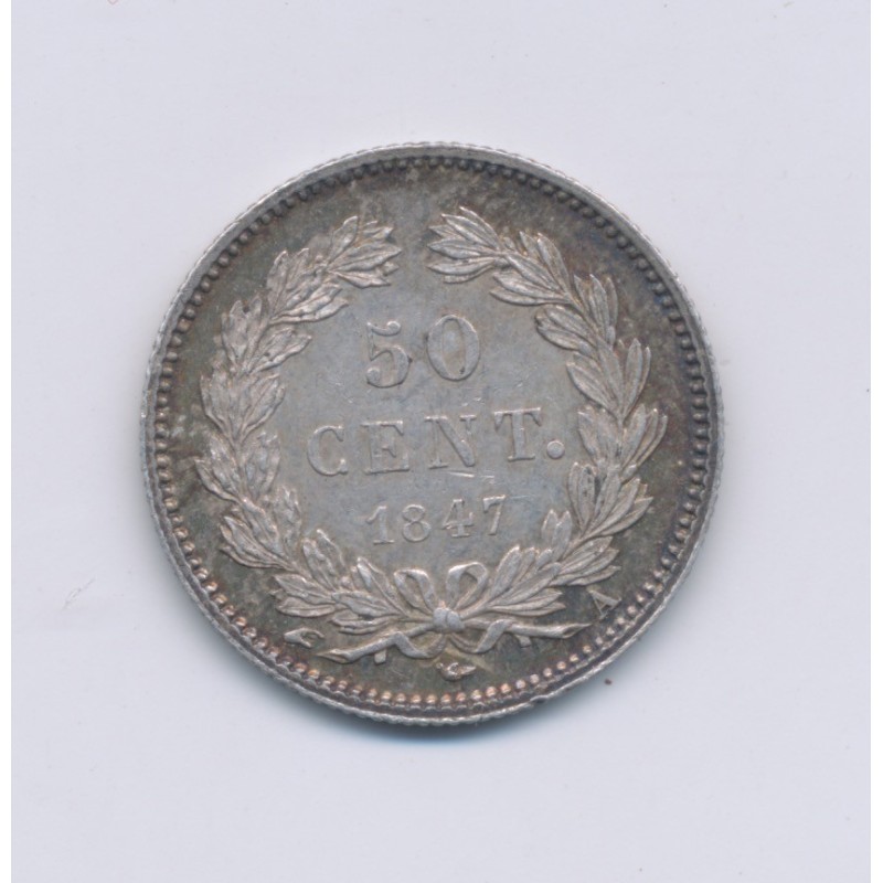 50 centimes Louis Philippe I - 1847 A Paris - SUP