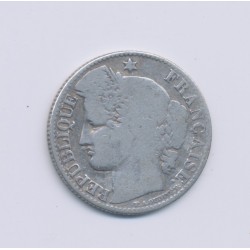 50 centimes Cérès - 1871 A Paris - B/TB