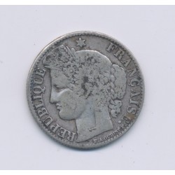 50 centimes Cérès - 1871 K Bordeaux - TB+