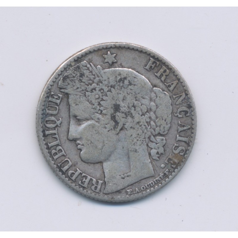 50 centimes Cérès - 1871 K Bordeaux - TB+