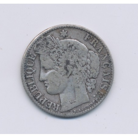 50 centimes Cérès - 1871 K Bordeaux - TB+