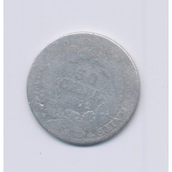 50 centimes Cérès - 1872 K Bordeaux - B 2