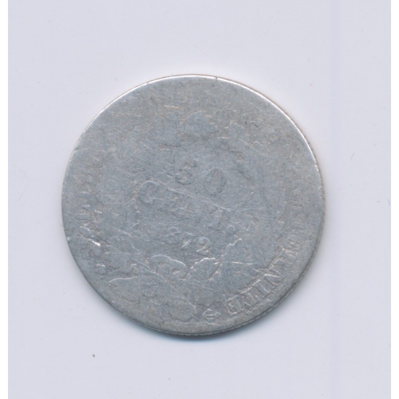 50 centimes Cérès - 1872 K Bordeaux - B