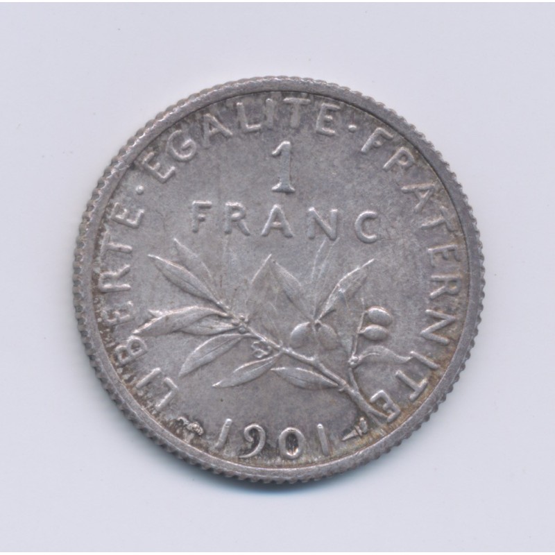 1 Franc Semeuse - 1901 - argent - SUP+