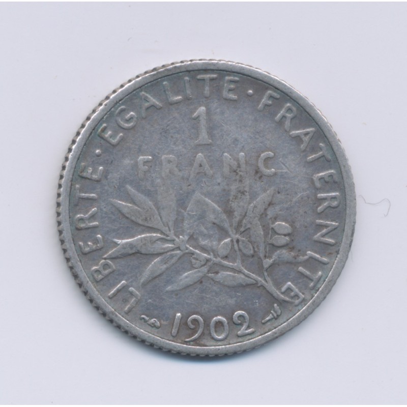1 Franc Semeuse - 1902 - argent - TB+