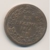 Napoléon Empereur - 10 Centimes - 1814 sans points