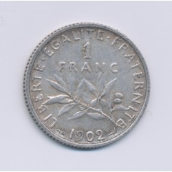 1 Franc Semeuse - 1902 - argent - TTB+