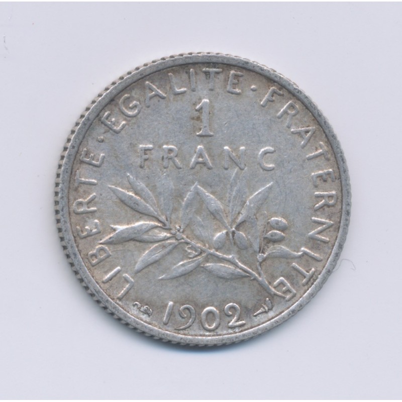 1 Franc Semeuse - 1902 - argent - TTB+