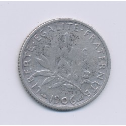 1 Franc Semeuse - 1906 - argent - TB