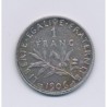 1 Franc Semeuse - 1906 - argent - TB+