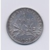 1 Franc Semeuse - 1908 - argent - SUP+