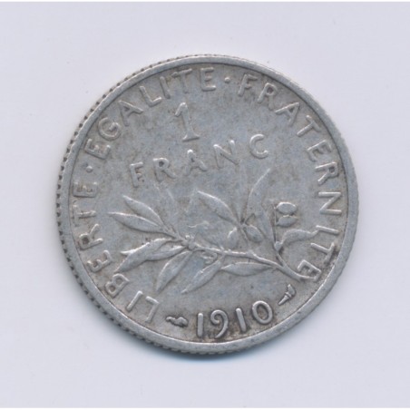 1 Franc Semeuse - 1910 - argent - TTB