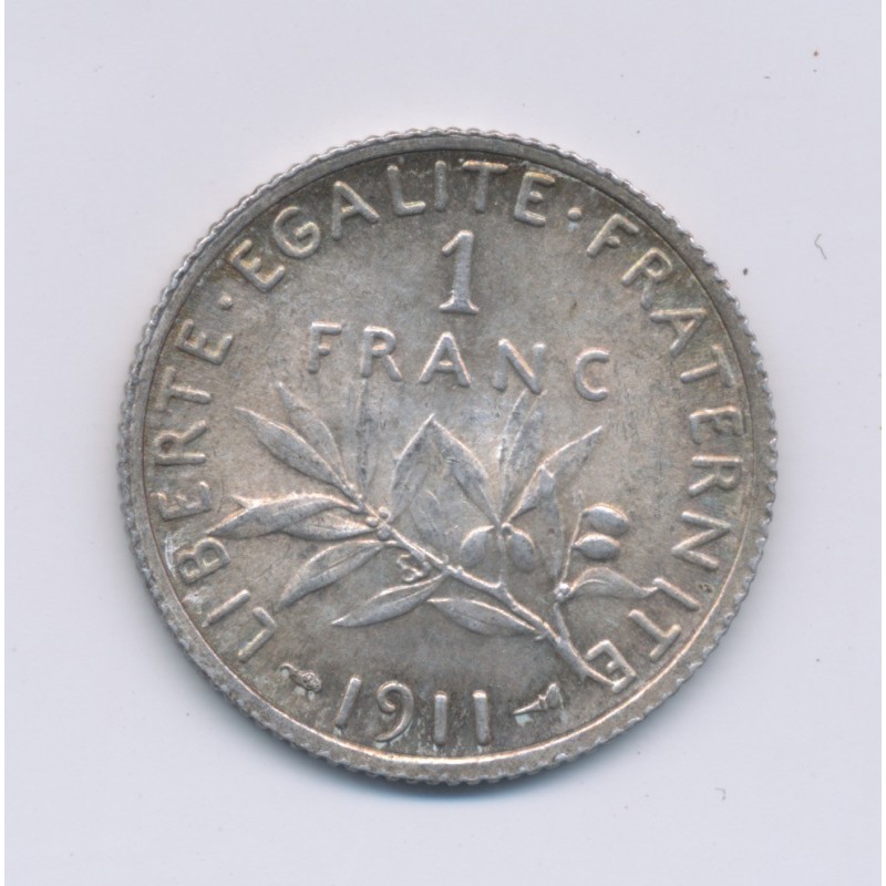 1 Franc Semeuse - 1911 - argent - SUP+