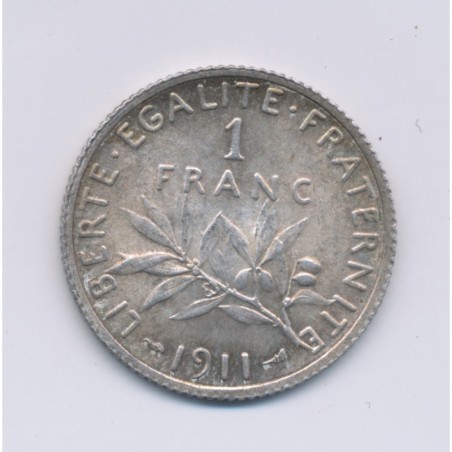1 Franc Semeuse - 1911 - argent - SUP+