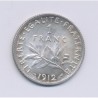 1 Franc Semeuse - 1912 - argent - SUP+