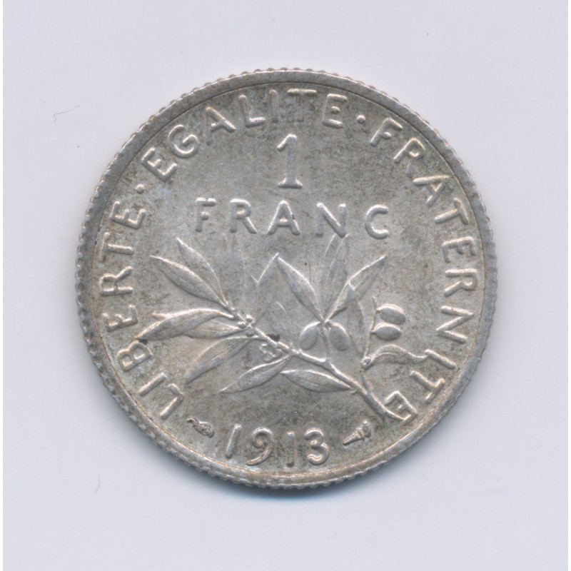 1 Franc Semeuse - 1913 - argent - SUP