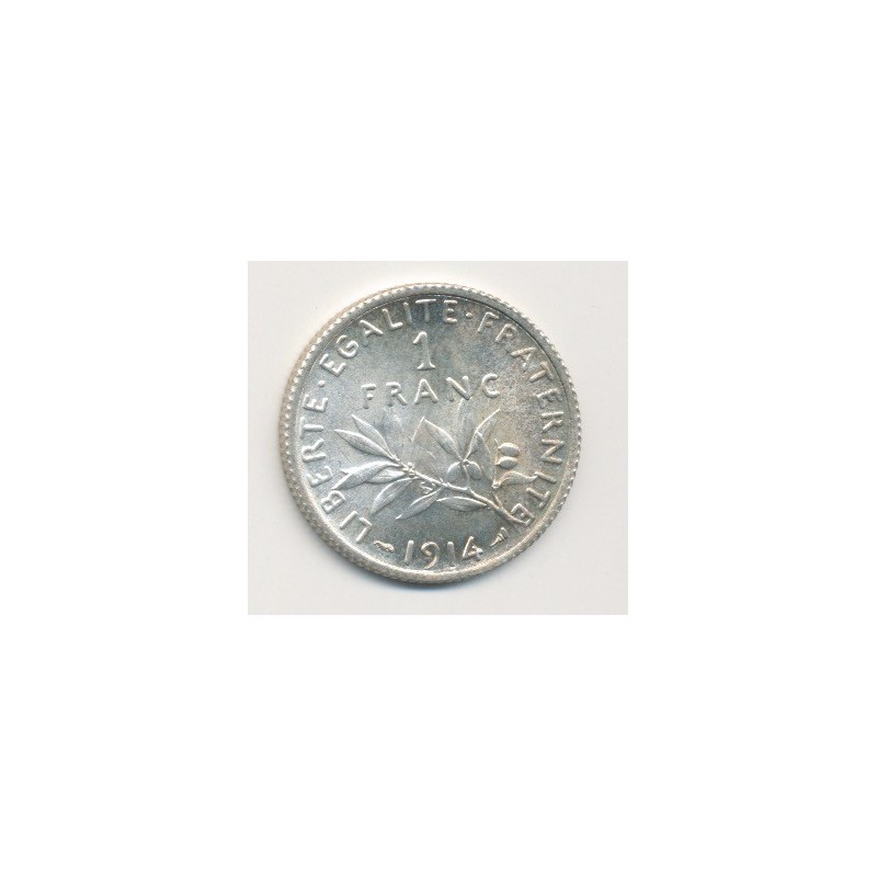 1 Franc Semeuse - 1914 - argent