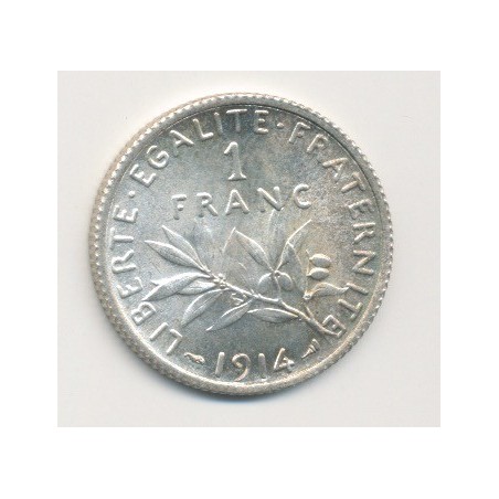 1 Franc Semeuse - 1914 - argent