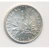 1 Franc Semeuse - 1914 - argent