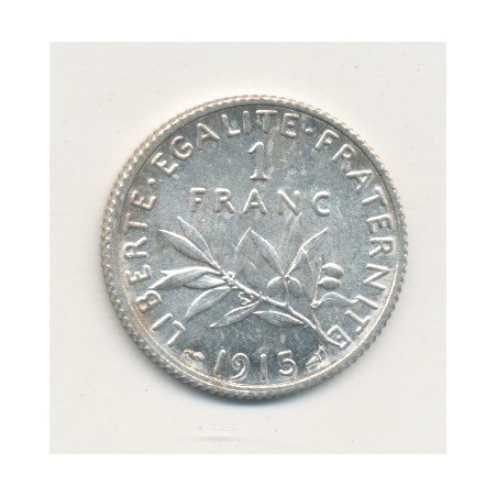 1 Franc Semeuse - 1915 - argent