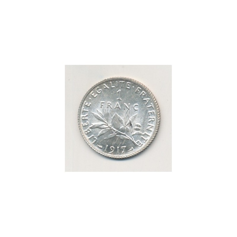 1 Franc Semeuse - 1917 - argent