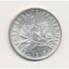 1 Franc Semeuse - 1918 - argent