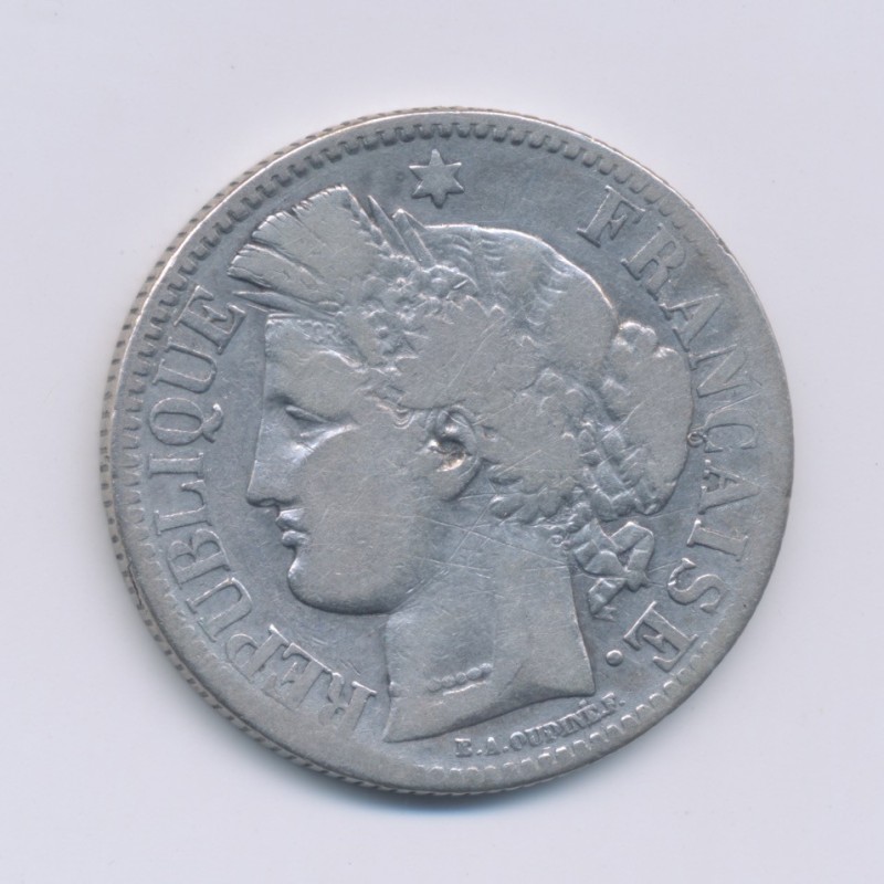Cérès - 2 Francs - 1871 K Bordeaux - sans légende - TB