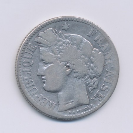 Cérès - 2 Francs - 1871 K Bordeaux - sans légende - TB