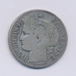 Cérès - 2 Francs - 1871 K Bordeaux - avec légende - B