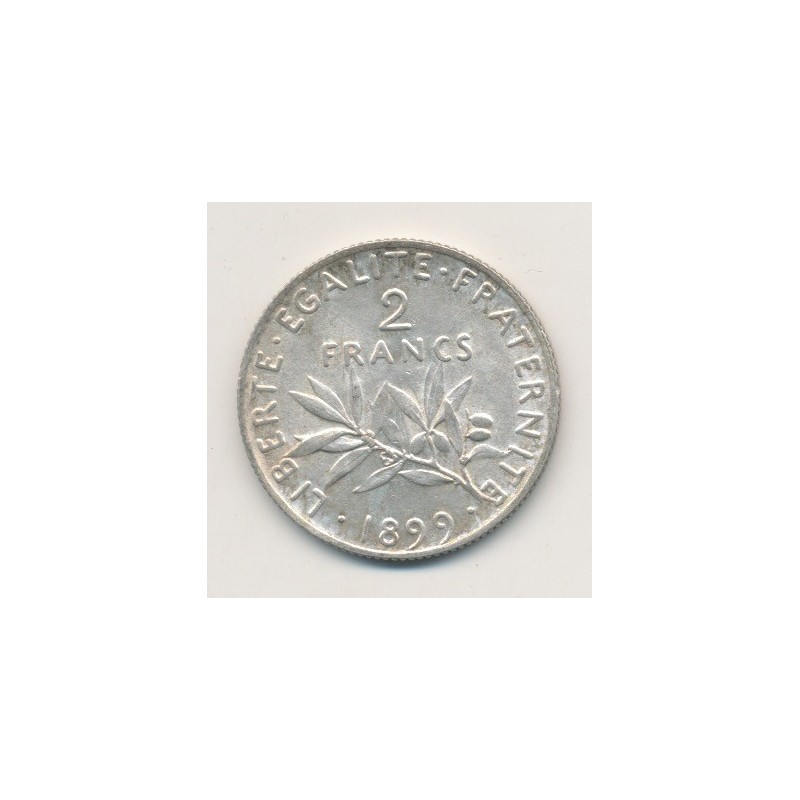 2 Francs Semeuse - 1899 - argent