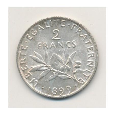 2 Francs Semeuse - 1899 - argent