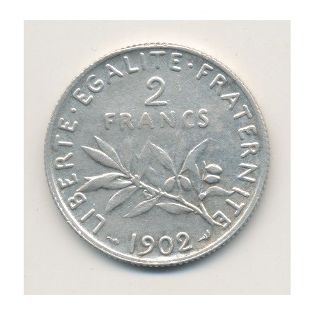 2 Francs Semeuse - 1902 - argent