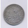 2 Francs Semeuse - 1902 - argent - TB