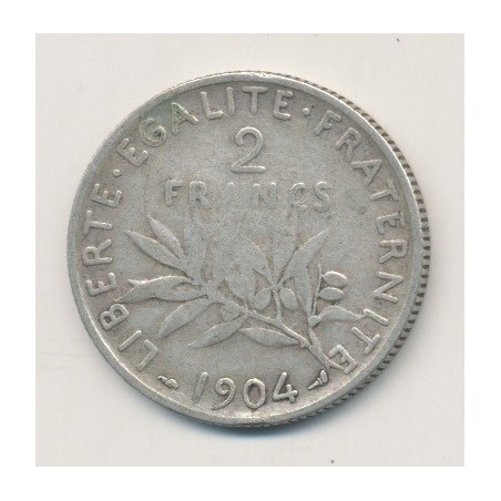 2 Francs Semeuse - 1904 - argent