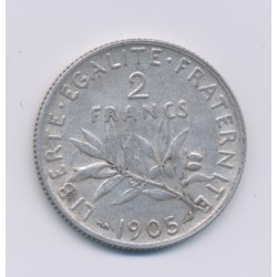 2 Francs Semeuse - 1905 - argent - TTB