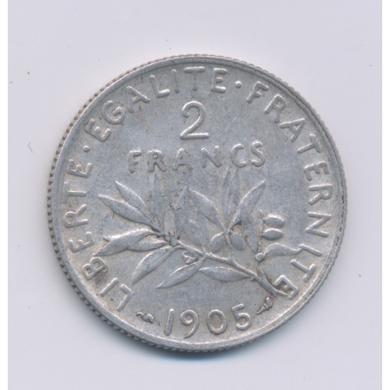 2 Francs Semeuse - 1905 - argent - TTB