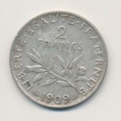 2 Francs Semeuse - 1909 - argent