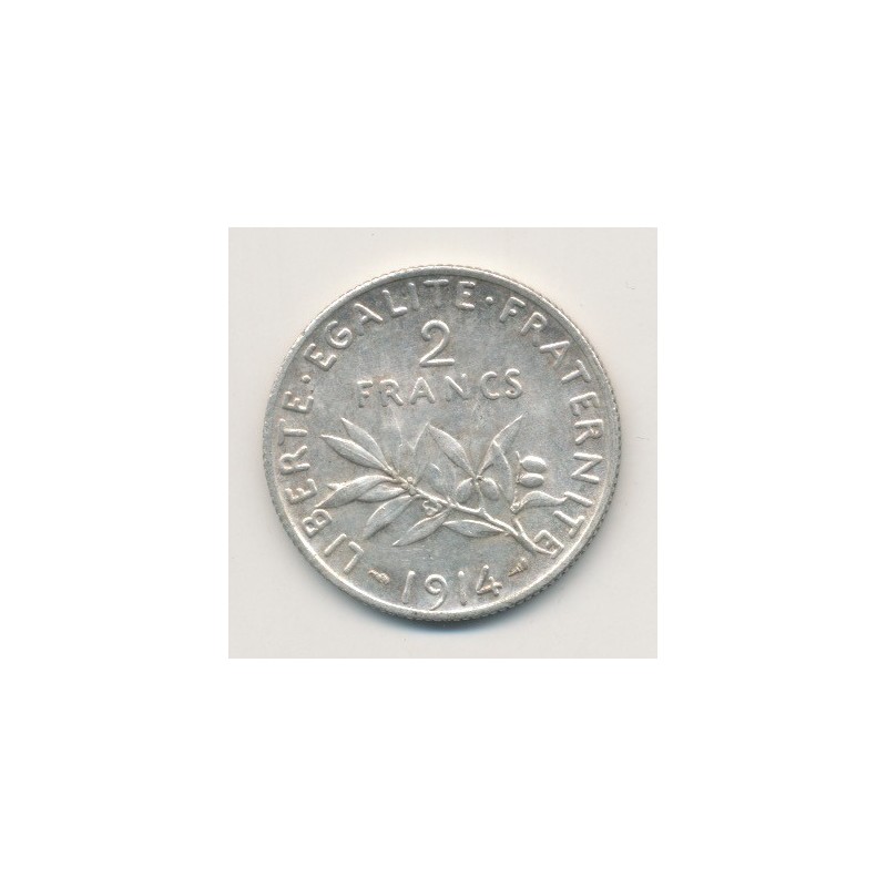 2 Francs Semeuse - 1914 - argent