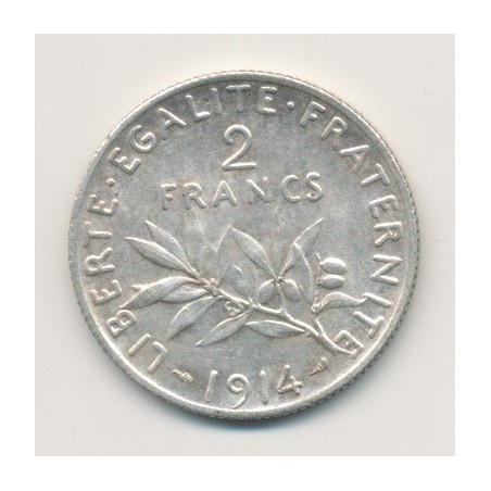2 Francs Semeuse - 1914 - argent
