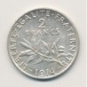 2 Francs Semeuse - 1914 - argent