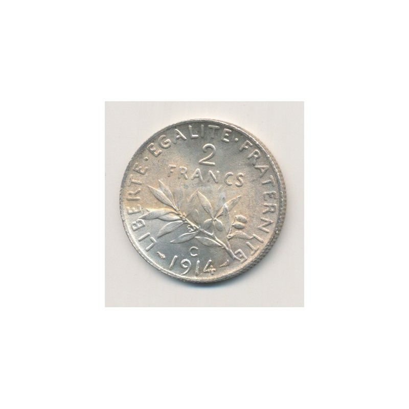 2 Francs Semeuse - 1914 C - argent