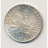 2 Francs Semeuse - 1914 C - argent