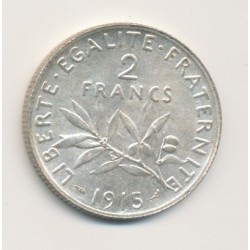 2 Francs Semeuse - 1915 - argent