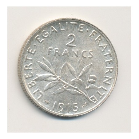 2 Francs Semeuse - 1915 - argent