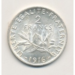 2 Francs Semeuse - 1916 - argent
