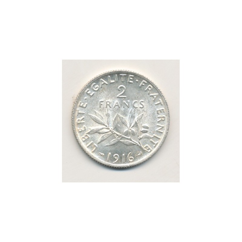 2 Francs Semeuse - 1916 - argent