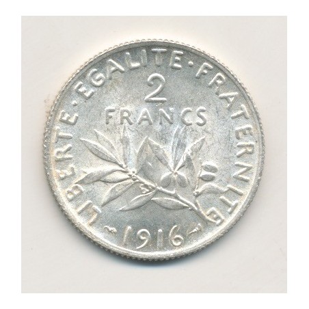 2 Francs Semeuse - 1916 - argent